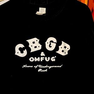 CBGBs Tshirt - Black Size XL
